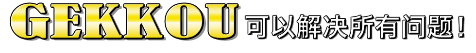 GEKKOU可以解决所有问题!